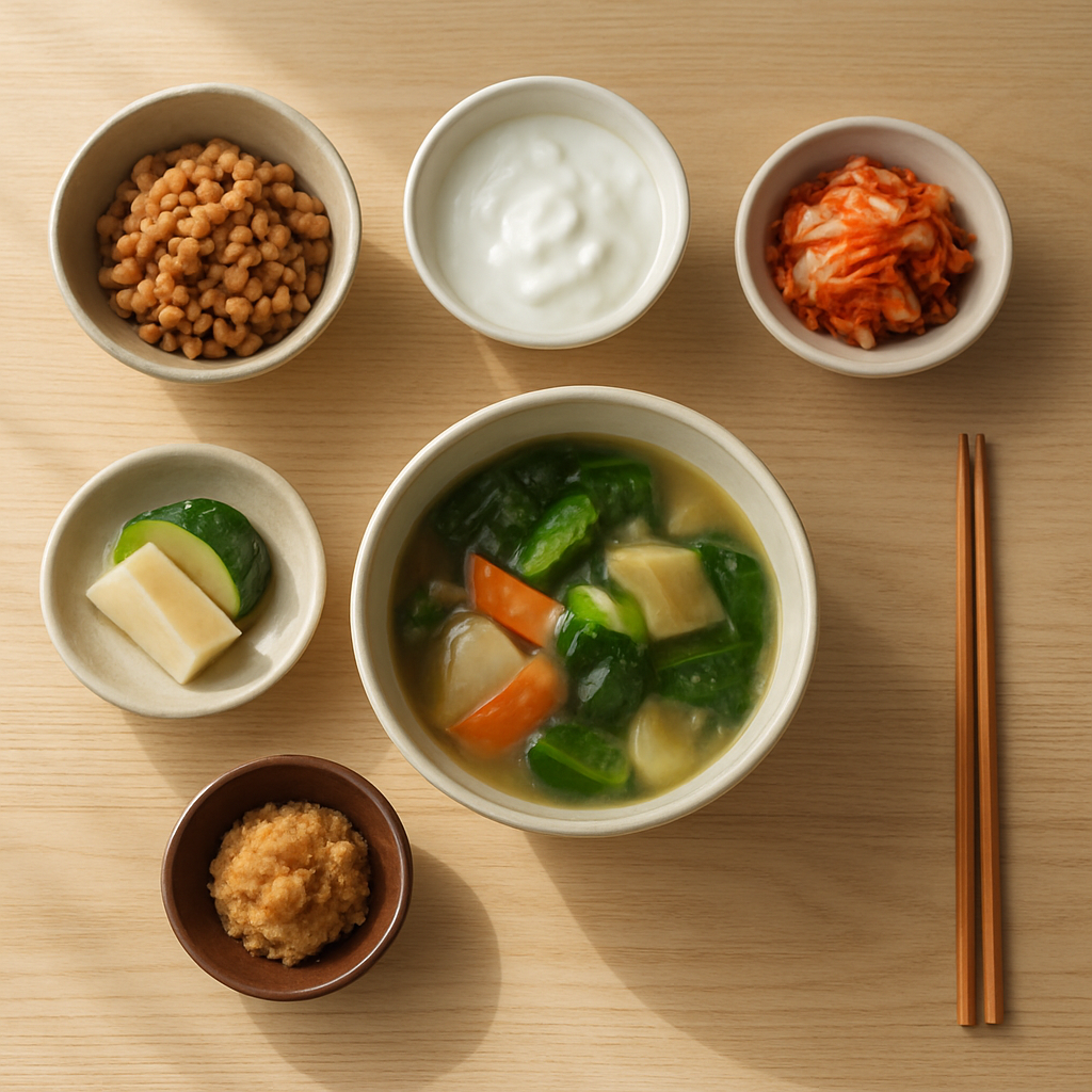 発酵食品5種類を比較|腸内環境を意識した選び方と組み合わせ例