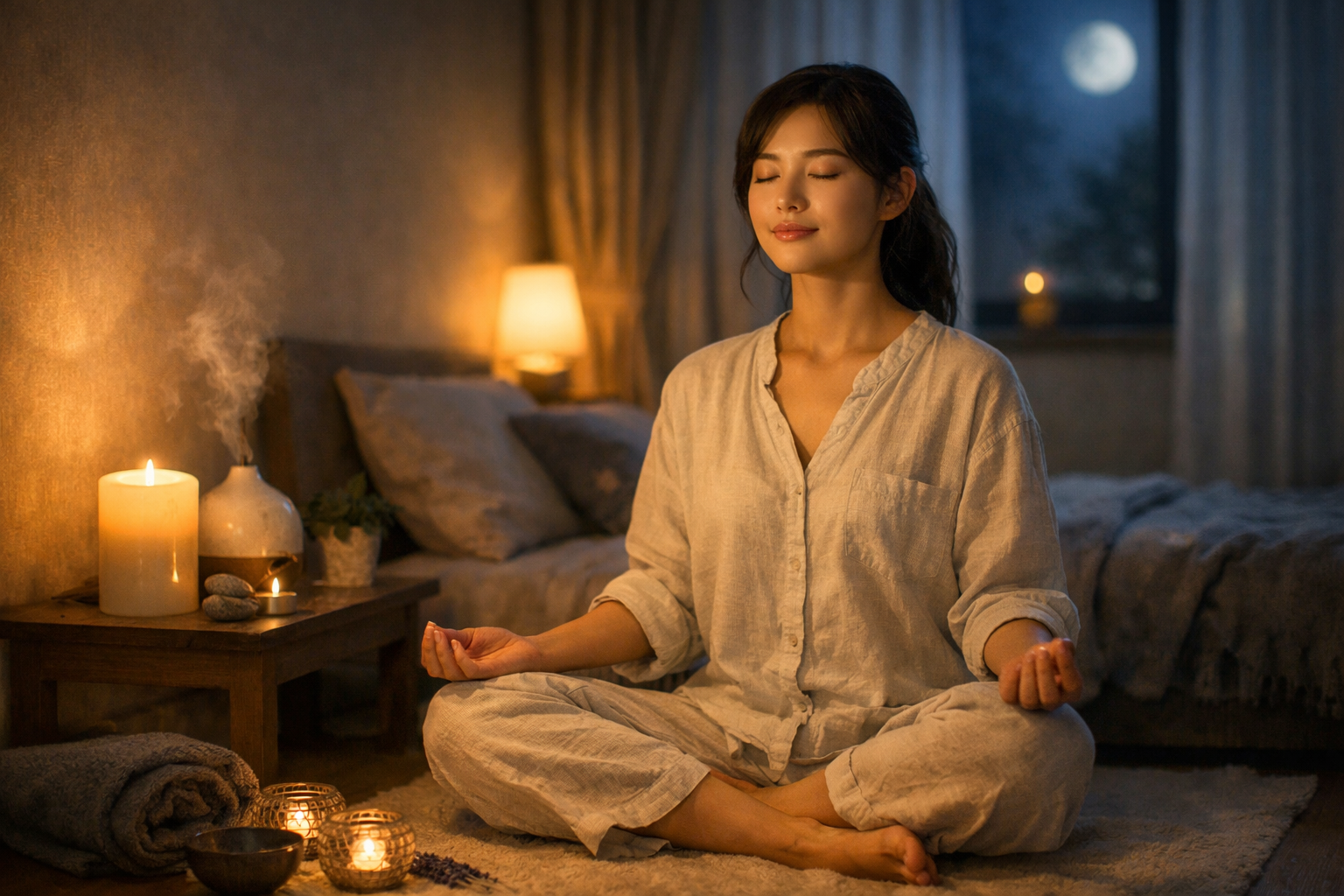 睡眠の質とストレスを同時に整える夜のリラクゼーション習慣