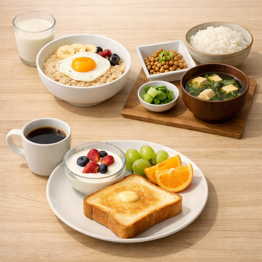 忙しい朝でも作りやすい簡単な朝食の組み合わせ例